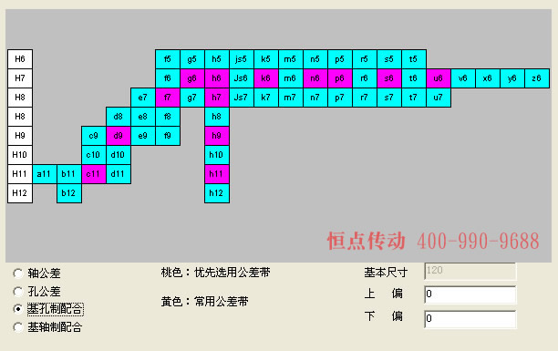 基孔制配合